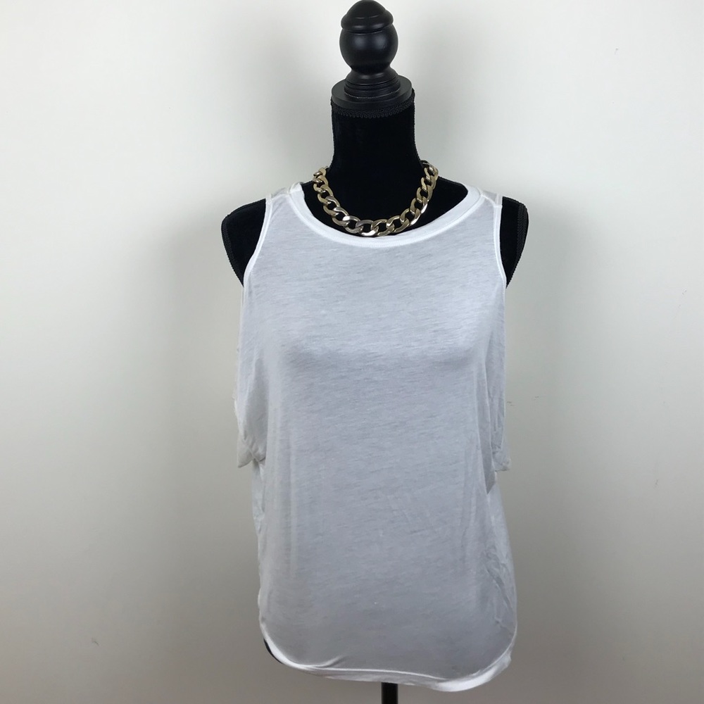 LUSH cold shoulder top